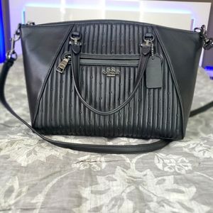 Authentic Coach Prairie Satchel With Quilting